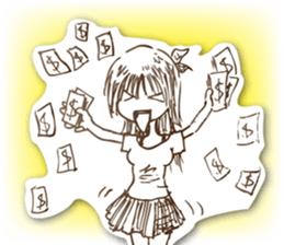 PAPER GIRL(English) sticker #8724286