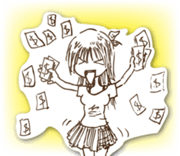 PAPER GIRL(English) sticker #8724286