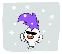 Mohican Bird 4 (winter) sticker #8724902