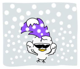 Mohican Bird 4 (winter) sticker #8724903