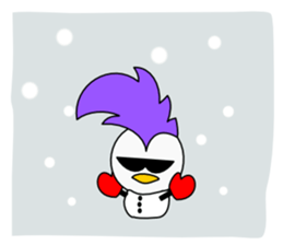 Mohican Bird 4 (winter) sticker #8724904