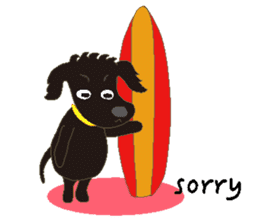 Gaju and Fuku and his brothers in Hawaii sticker #8725452