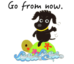 Gaju and Fuku and his brothers in Hawaii sticker #8725460