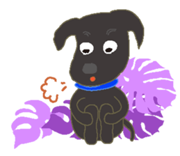 Gaju and Fuku and his brothers in Hawaii sticker #8725476