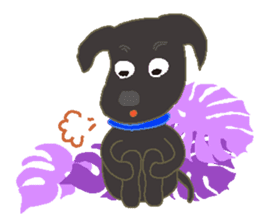 Gaju and Fuku and his brothers in Hawaii sticker #8725476