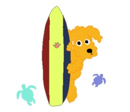 Gaju and Fuku and his brothers in Hawaii sticker #8725480