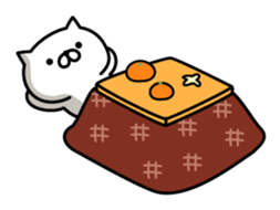 Winter & New Year cat nekosuke sticker #8725659