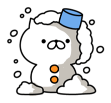 Winter & New Year cat nekosuke sticker #8725685