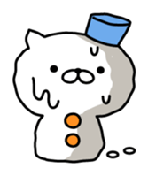 Winter & New Year cat nekosuke sticker #8725686
