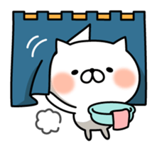 Winter & New Year cat nekosuke sticker #8725689