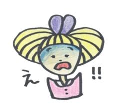 Cutie Emma & teddy sticker #8725815