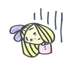 Cutie Emma & teddy sticker #8725819