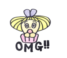 Cutie Emma & teddy sticker #8725824