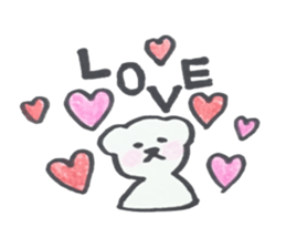 Cutie Emma & teddy sticker #8725831