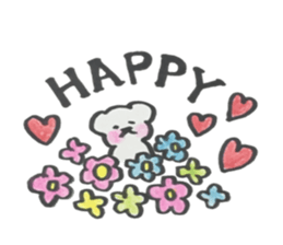 Cutie Emma & teddy sticker #8725834