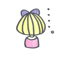 Cutie Emma & teddy sticker #8725847