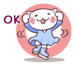 Sticker of Winter cat sticker #8725887