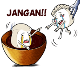 Pempek dan cuko sticker #8726038