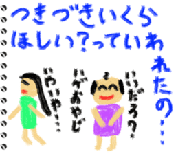 Picture diary of the kindergartener 6 sticker #8726082