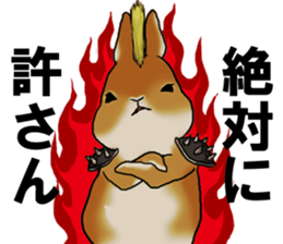 sassy and pretty rabbit sticker #8726253