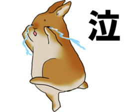 sassy and pretty rabbit sticker #8726272
