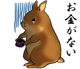 sassy and pretty rabbit sticker #8726282