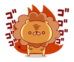 Malicious language lion sticker #8726310