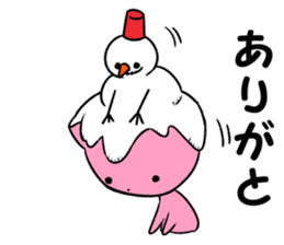 snowman & cat sticker #8727061