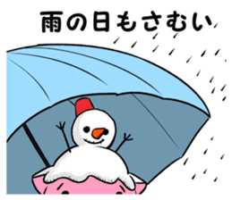 snowman & cat sticker #8727069