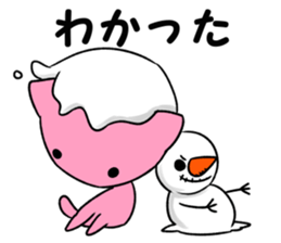 snowman & cat sticker #8727081