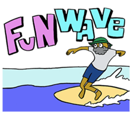 surf relax day off sticker #8727426