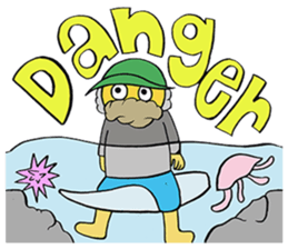 surf relax day off sticker #8727427