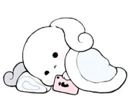 Milk Roll Bunny CHOUPOPO & Chouding sticker #8727852