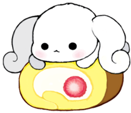 Milk Roll Bunny CHOUPOPO & Chouding sticker #8727854