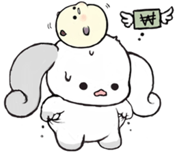 Milk Roll Bunny CHOUPOPO & Chouding sticker #8727855