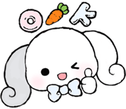 Milk Roll Bunny CHOUPOPO & Chouding sticker #8727879