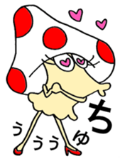 Mushroom for girls sticker #8730011