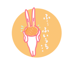 It is the sticker of a usable rabbit 2nd sticker #8730054