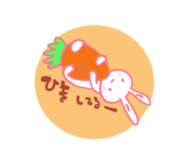 It is the sticker of a usable rabbit 2nd sticker #8730059