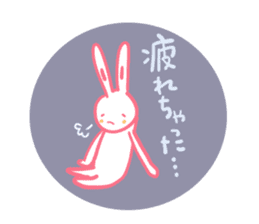 It is the sticker of a usable rabbit 2nd sticker #8730066