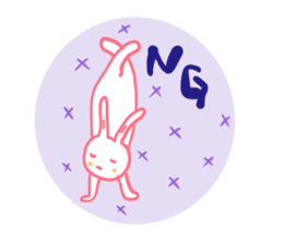 It is the sticker of a usable rabbit 2nd sticker #8730078