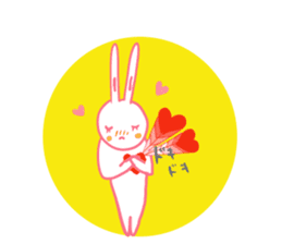 It is the sticker of a usable rabbit 2nd sticker #8730082