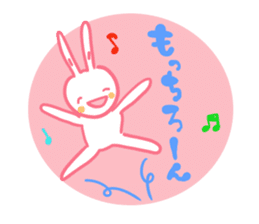 It is the sticker of a usable rabbit 2nd sticker #8730087