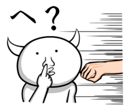 White guy and rounded grew of horn 5.2 sticker #8730253