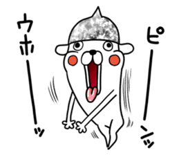 Beanie of aluminum foil hat dog sticker #8730533
