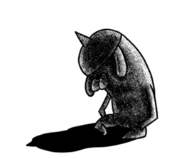 Beanie of aluminum foil hat dog sticker #8730553