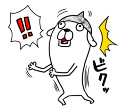 Beanie of aluminum foil hat dog sticker #8730555