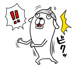 Beanie of aluminum foil hat dog sticker #8730555