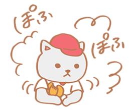 The baseball team of cats and rabbits sticker #8730834