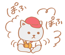 The baseball team of cats and rabbits sticker #8730834